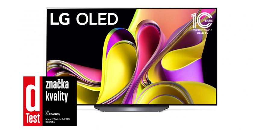 LG OLED65B33: Skvělá OLED TV se značkou kvality dTest