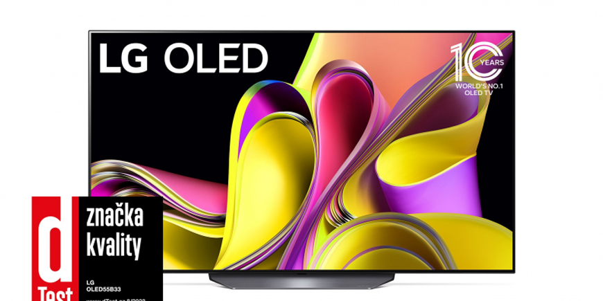 Představujeme LG OLED55B33: Oblíbená televize s cenou pod 25 000 Kč