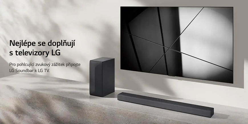 K vybrané televizi LG špičkový soundbar LG S60Q za výhodnou cenu