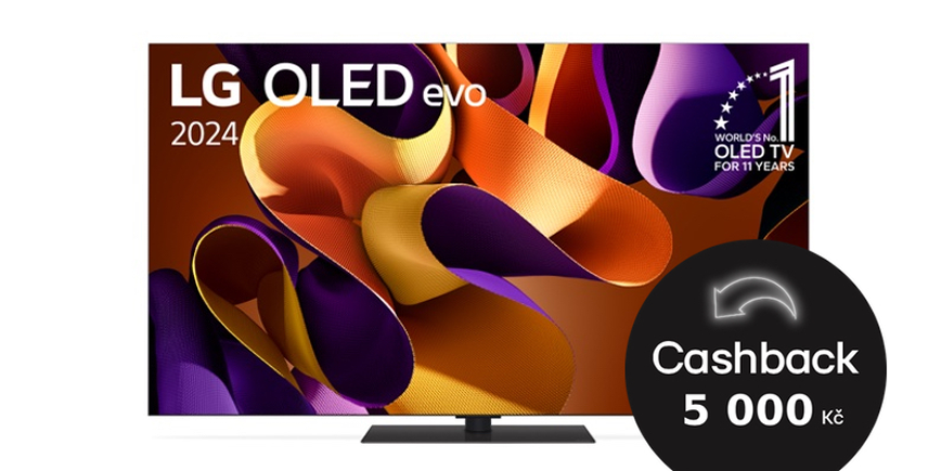 LG OLED55G4: Dokonalý TV zážitek, navíc v CASHBACK 5 000 Kč