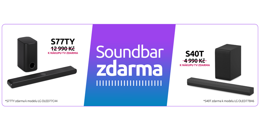 Chcete k nové OLED TV soundbar ZDARMA? Máte ho mít!