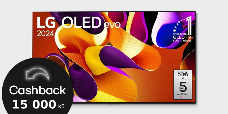 LG OLED77G45 nyní v akci CASHBACK -15 000 Kč