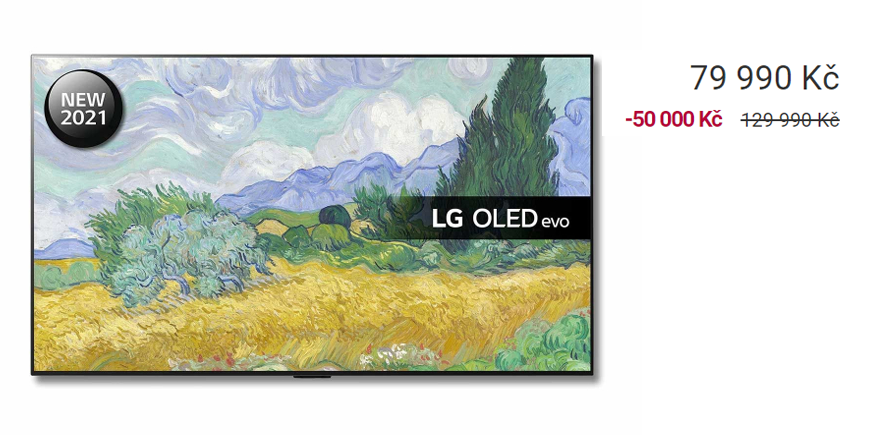 LG OLED evo: Dosud nejlepší OLED se slevou 50 000 Kč